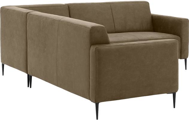 Goossens hoeksalon key west groen micro leer - 8202397-393-03