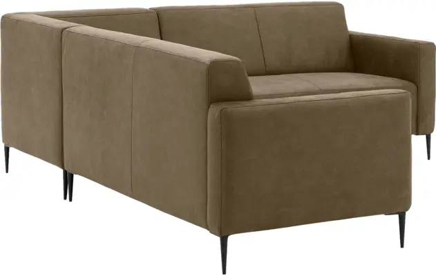 Goossens hoeksalon key west groen micro leer - 8202397-393-03