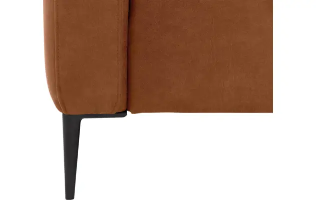 Goossens hoeksalon key west bruin micro leer - 8202397-399-05