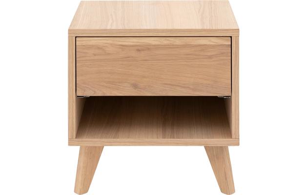 Goossens nachtkastje cosima wit eiken - 8202452-1
