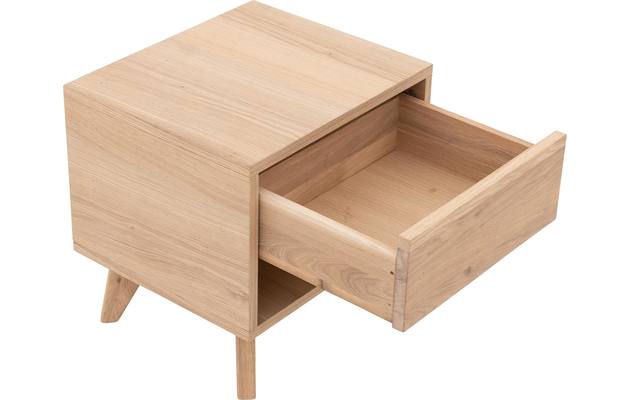 Goossens nachtkastje cosima wit eiken - 8202452-4