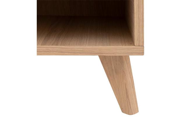 Goossens nachtkastje cosima wit eiken - 8202452-5