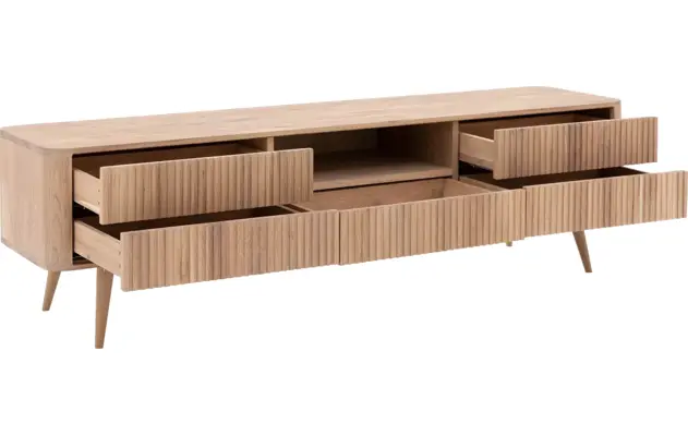 Goossens tv meubel seppe wit eiken - 8202881-06