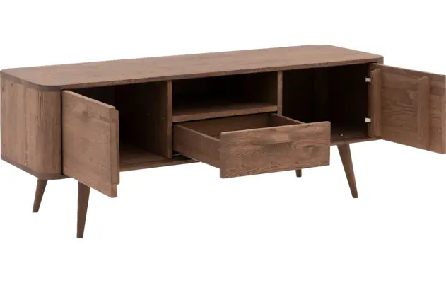 Goossens tv meubel bjarte donker bruin eiken - 8203328-07