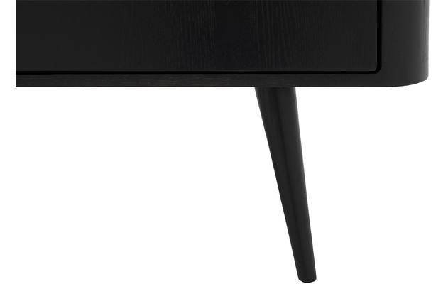Goossens opbergkast bjarte zwart eiken - 8203431-A-06