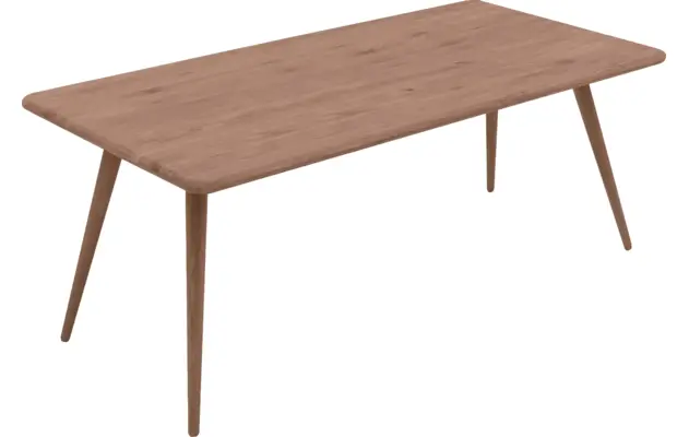 Goossens eettafel bjarte donker bruin eiken - 8203463-03