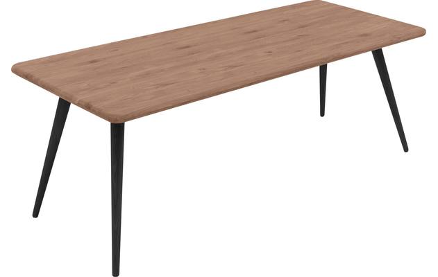 Goossens eettafel bjarte donker bruin eiken - 8203468-03