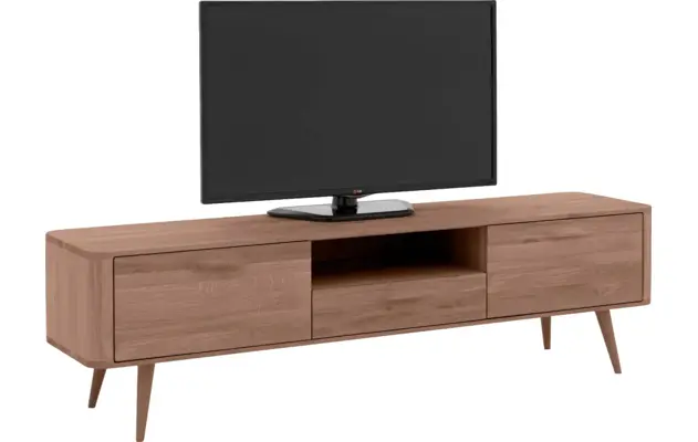 Goossens tv dressoir bjarte donker bruin eiken - 8203473-04
