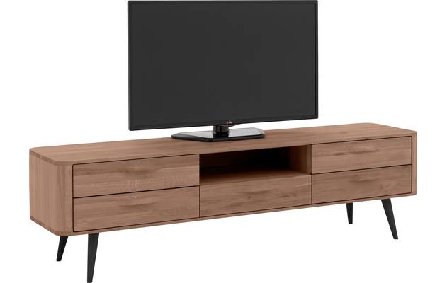 Goossens tv meubel bjarte donker bruin eiken - 8203474-04