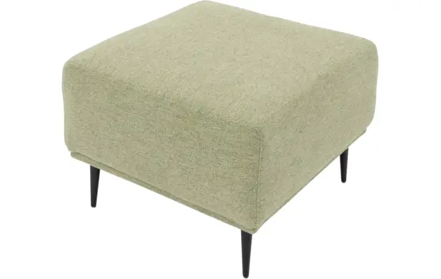 Goossens excellent voetenbank prato groen stof - 8203548-03