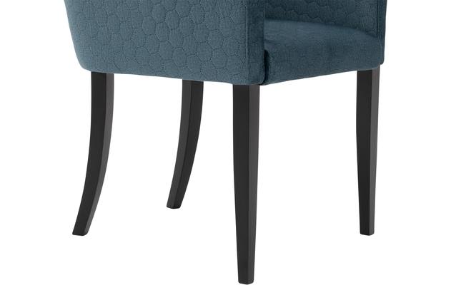 Goossens eetkamerstoel peda blauw stof - 8203558-05