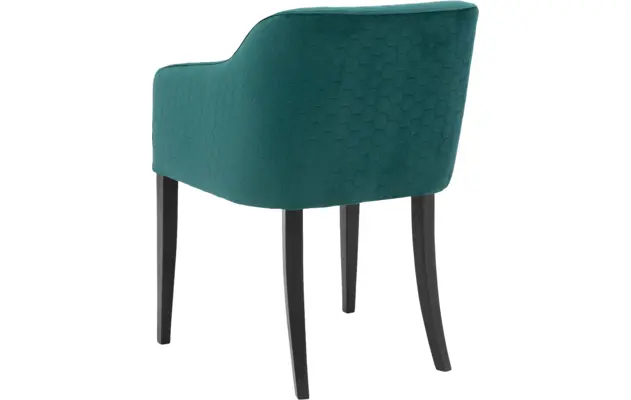Goossens eetkamerstoel peda groen stof - 8203564-03