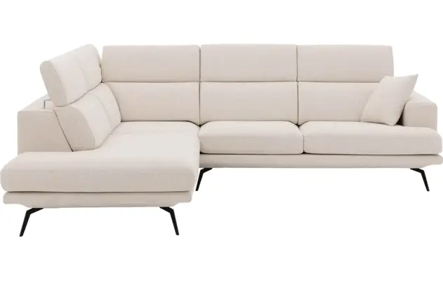 Goossens hoeksalon viggo wit stof - 8203579-02
