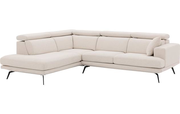Goossens hoeksalon viggo wit stof - 8203579-03