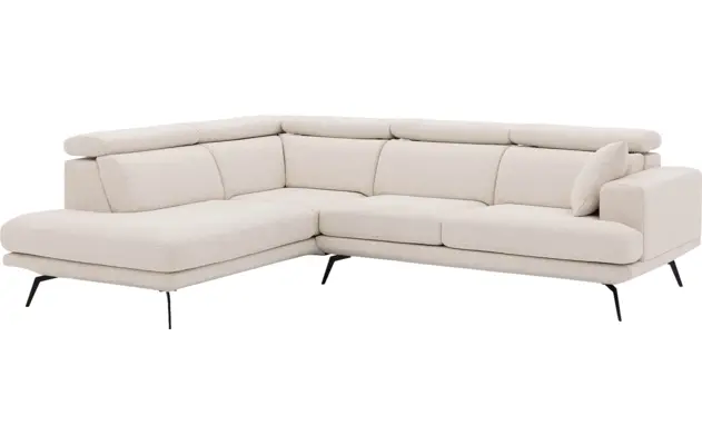 Goossens hoeksalon viggo wit stof - 8203579-03