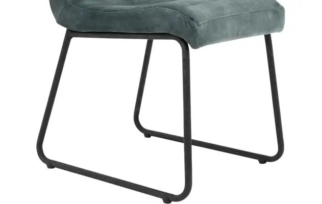 Goossens eetkamerstoel dax grijs stof - 8203776-05