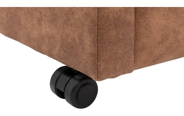 Goossens eetkamerstoel leen bruin microvezel - 8203896-06