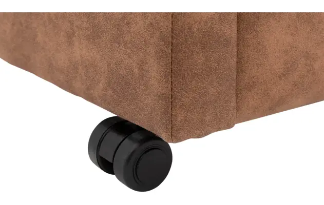 Goossens eetkamerstoel leen bruin microvezel - 8203896-06