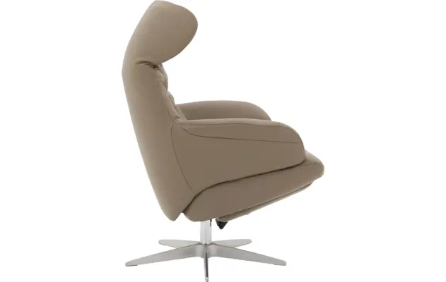Goossens excellent relaxstoel avec bruin leer - 8203913-05