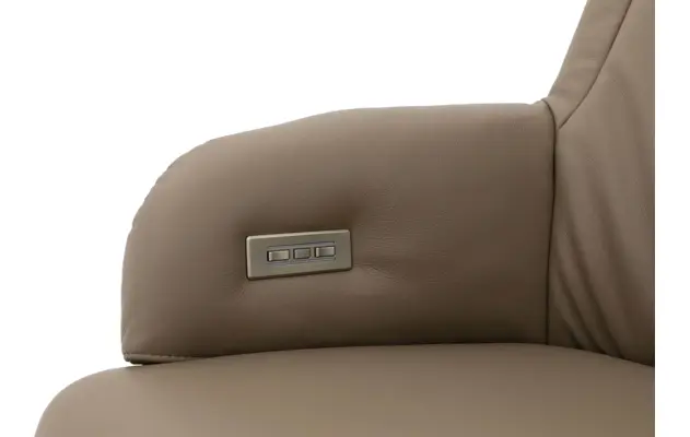 Goossens excellent relaxstoel avec bruin leer - 8203913-09