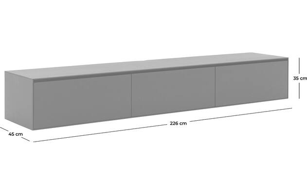 Goossens excellent tv meubel vic zwart eiken - 8204324-goossens-vic-tv-meubel-eiken-grijs-50