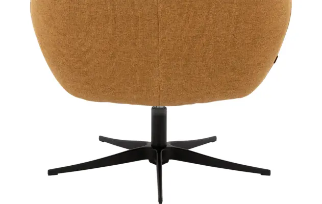 Goossens draaifauteuil kamille geel stof - 8204610-A-05
