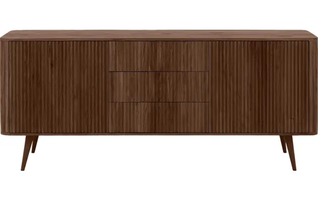Goossens dressoir seppe donker bruin eiken - 8204744-01
