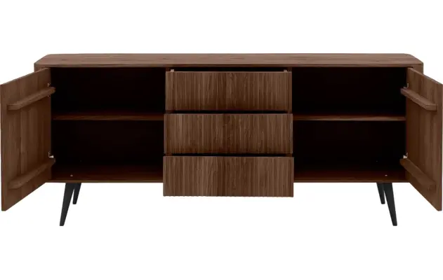 Goossens dressoir seppe donker bruin eiken - 8204750-02