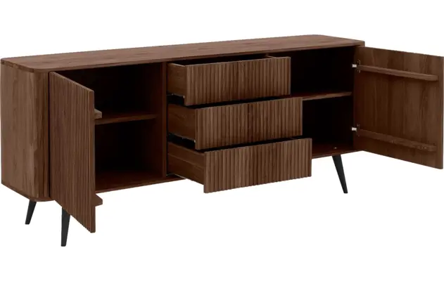 Goossens dressoir seppe donker bruin eiken - 8204750-03