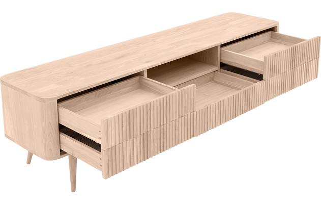 Goossens tv meubel seppe wit eiken - 8204756-07