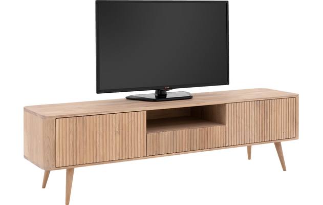 Goossens tv meubel seppe wit eiken - 8204758-04