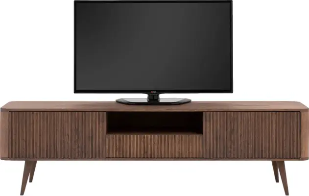 Goossens tv meubel seppe donker bruin eiken - 8204759-03