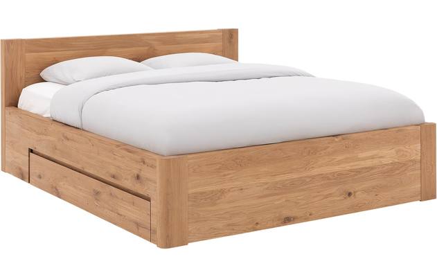 Goossens bedframe bibi blank eiken - 8205723-01