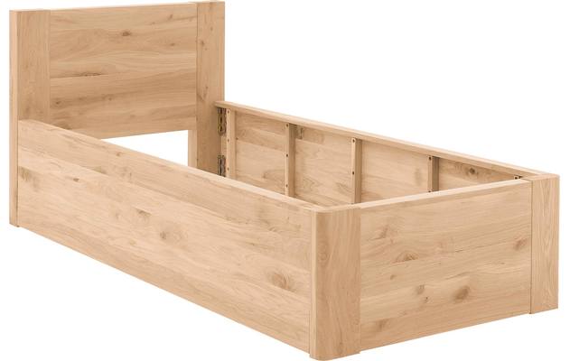 Goossens bedframe bibi blank eiken - 8205742-04-A