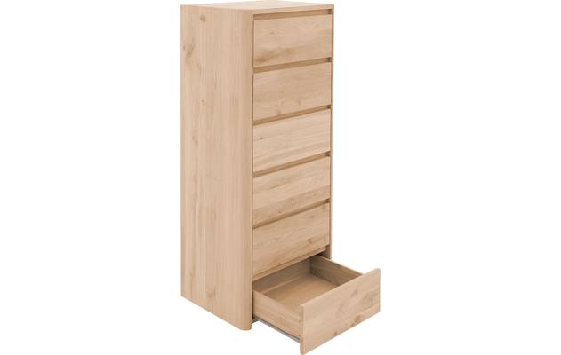 Goossens excellent ladekast bibi wit eiken - 8205754-05-A