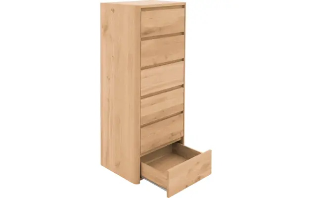Goossens excellent ladekast bibi blank eiken - 8205757-05-A