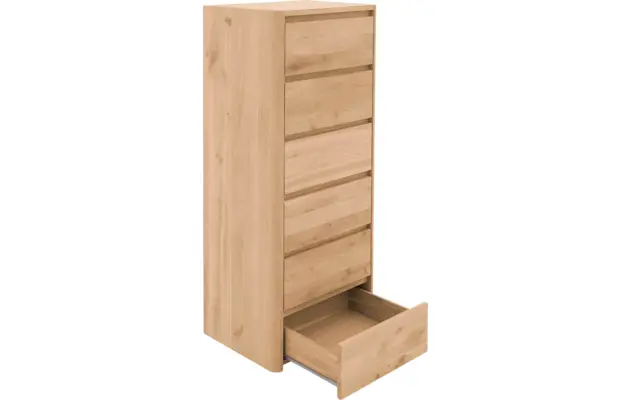 Goossens excellent ladekast bibi blank eiken - 8205758-05-A