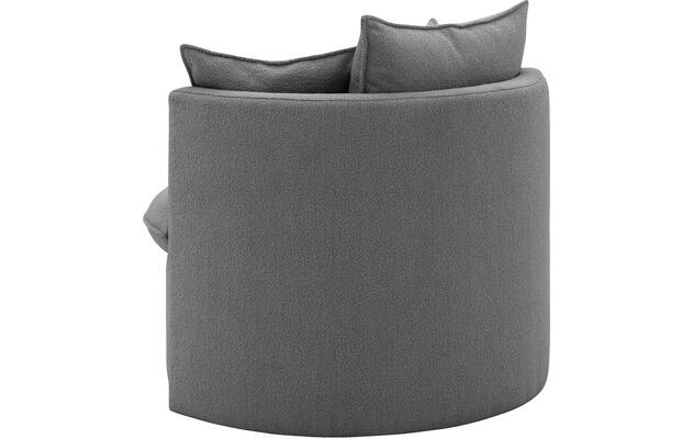 Goossens fauteuil bonne grijs stof - 8210038-B-04