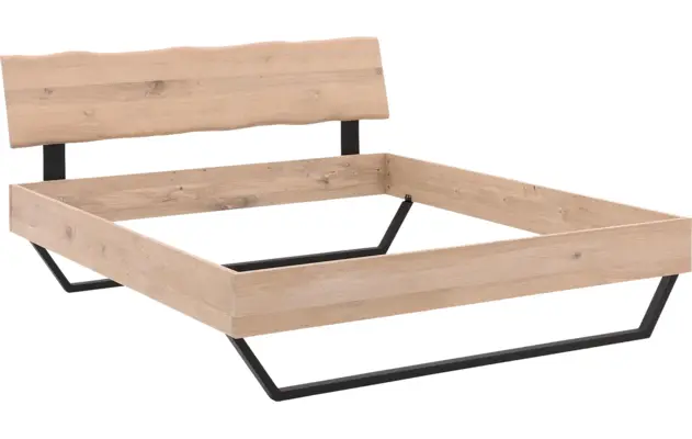 Goossens bedframe slade wit eiken - 8210079-04