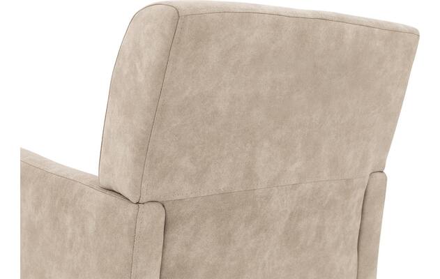 Goossens eetkamerstoel alex beige microvezel - 8210210-05