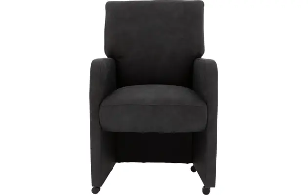 Goossens eetkamerstoel leen grijs microvezel - 8210225-01