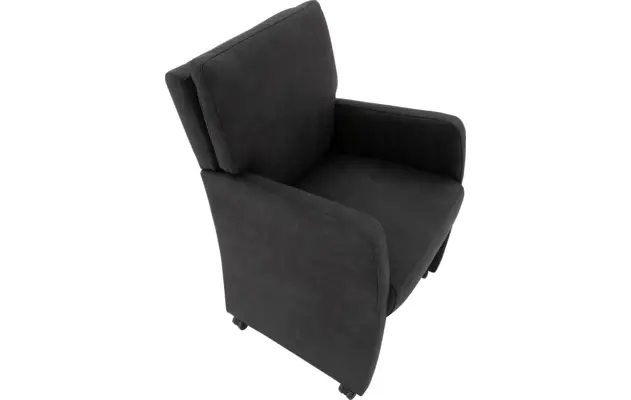 Goossens eetkamerstoel leen grijs microvezel - 8210225-03