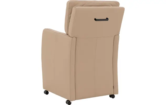 Goossens eetkamerstoel leen wit leer - 8210241-05