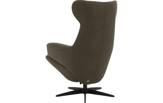 Goossens excellent relaxstoel avec groen leer - 8210284-03