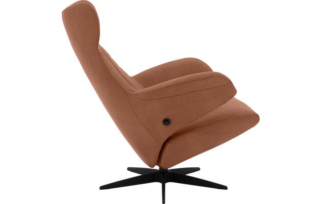 Goossens excellent relaxstoel avec bruin leer - 8210295-06