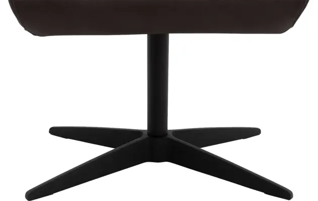Goossens voetenbank avec grijs leer - 8210338-03