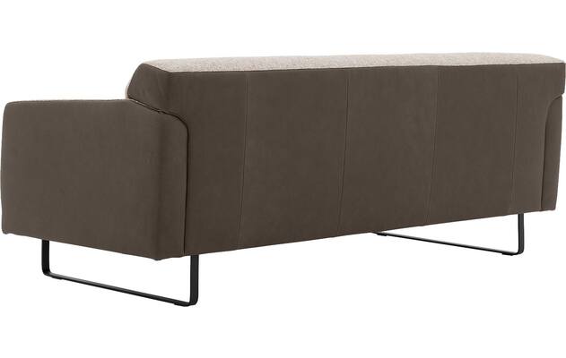 Goossens excellent zitbank montreal grijs leer - 8210349-05