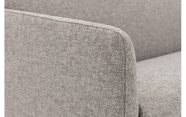 Goossens excellent zitbank montreal grijs stof - 8210380-05