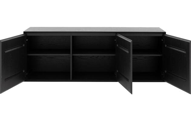 Goossens excellent dressoir vic zwart eiken - 8210396-04