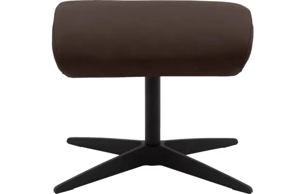 Goossens voetenbank avec bruin leer - 8210420-02